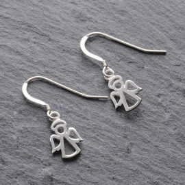 Sterling Silver Angel Earrings