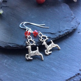 Reindeer Charm Earrings