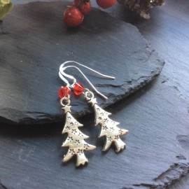Christmas Tree (2) Charm Earrings