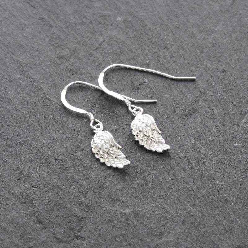 Bague Aile D'ange En Argent 925 Plaqué Platine - Taille Réglable 6 à 9, Design Ouvert, Cadeau Romantique