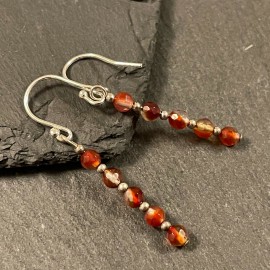 Red Agate Earrings
