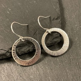 Sterling Silver Textured...