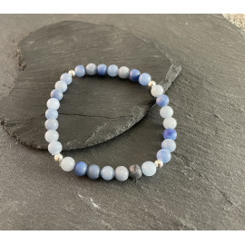 Blue Aventurine Frosted...