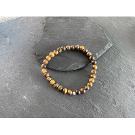 Tiger Eye Frosted Bracelet