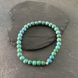 Chryscolla Frosted Bracelet