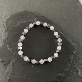 Amethyst, Clear Quartz &...