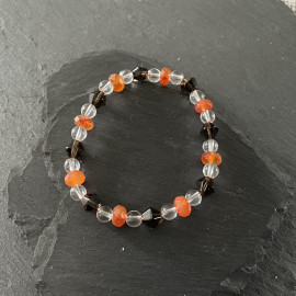 Carnelian, Clear & Smoky...