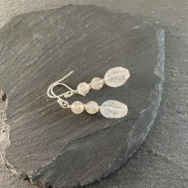 Quartz Clear Earrings