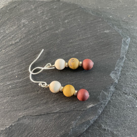 Mookite Frosted Earrings