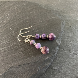 Charoite Earrings