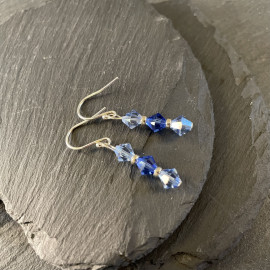 Swarovski Blue Earrings (2)